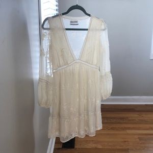 Urban outfitters cream colored dress